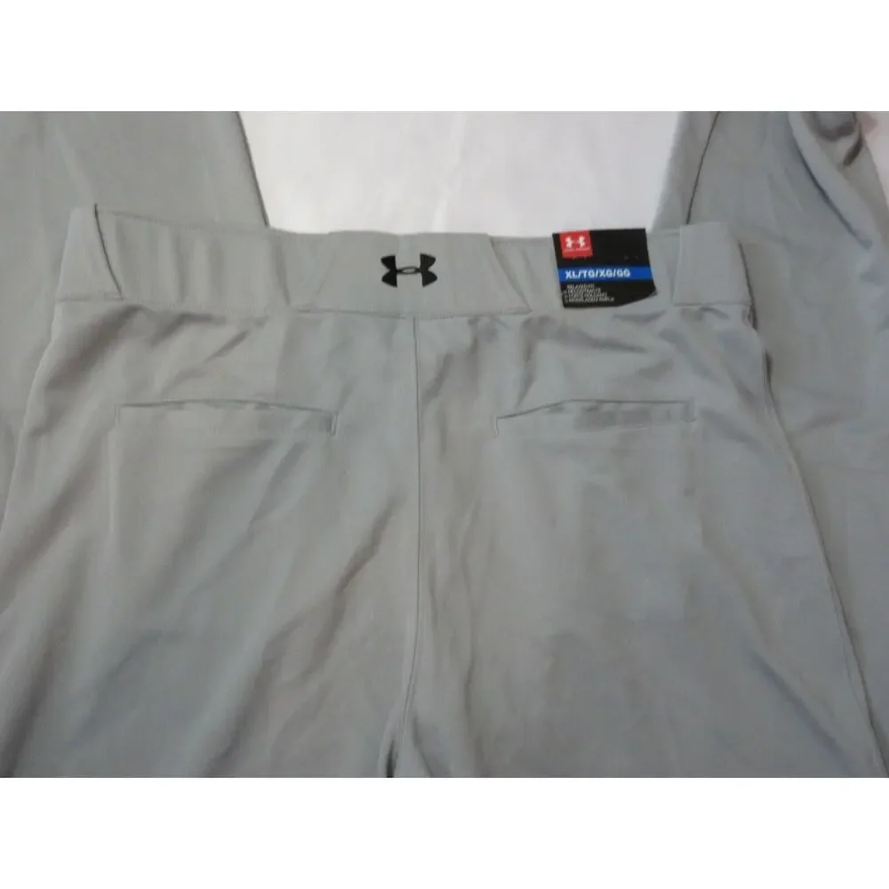 NWT Under Armour Mens UA Clean Up Cuffed Baseball Pants 1280995 Grey XL - Picture 6 of 7
